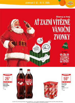 Akční leták Globus 3.12. - 9.12.2025 - Globus Chotíkov u Plzně