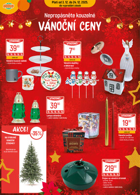 Leták Akční leták Globus 3.12. - 24.12.2025 - Globus Trmice u Ústí nad Labem