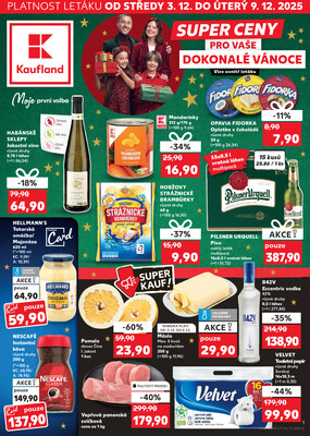 Leták Kaufland 3.12. - 9.12. - Kaufland Přerov (Želatovská)
