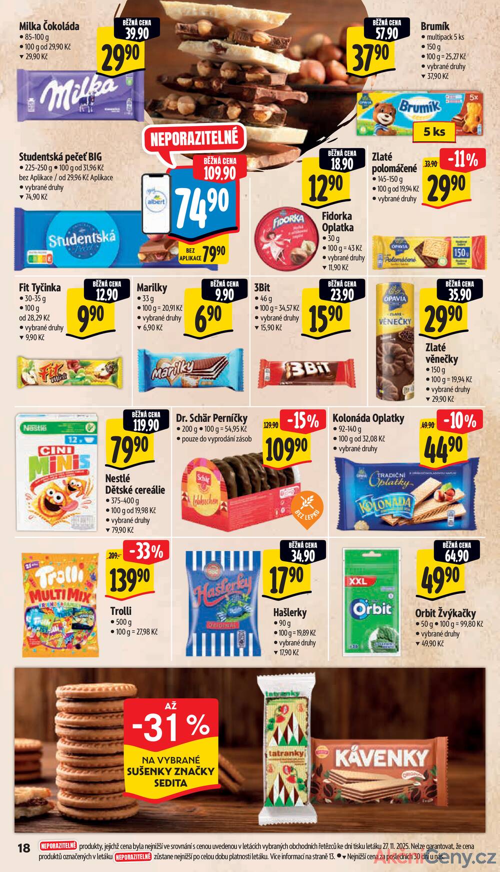 Leták Albert - Albert Supermarket Jihomoravský od 3.12. do 9.12.2025 - strana 25