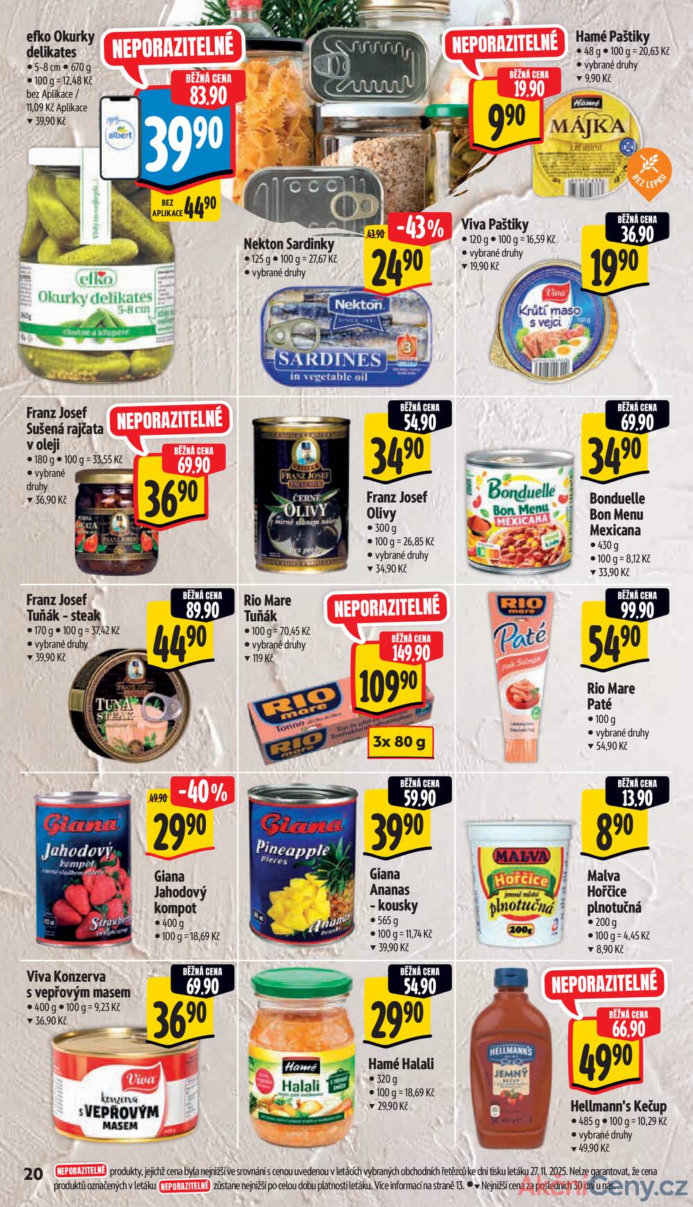 Leták Albert - Albert Supermarket Jihomoravský od 3.12. do 9.12.2025 - strana 27