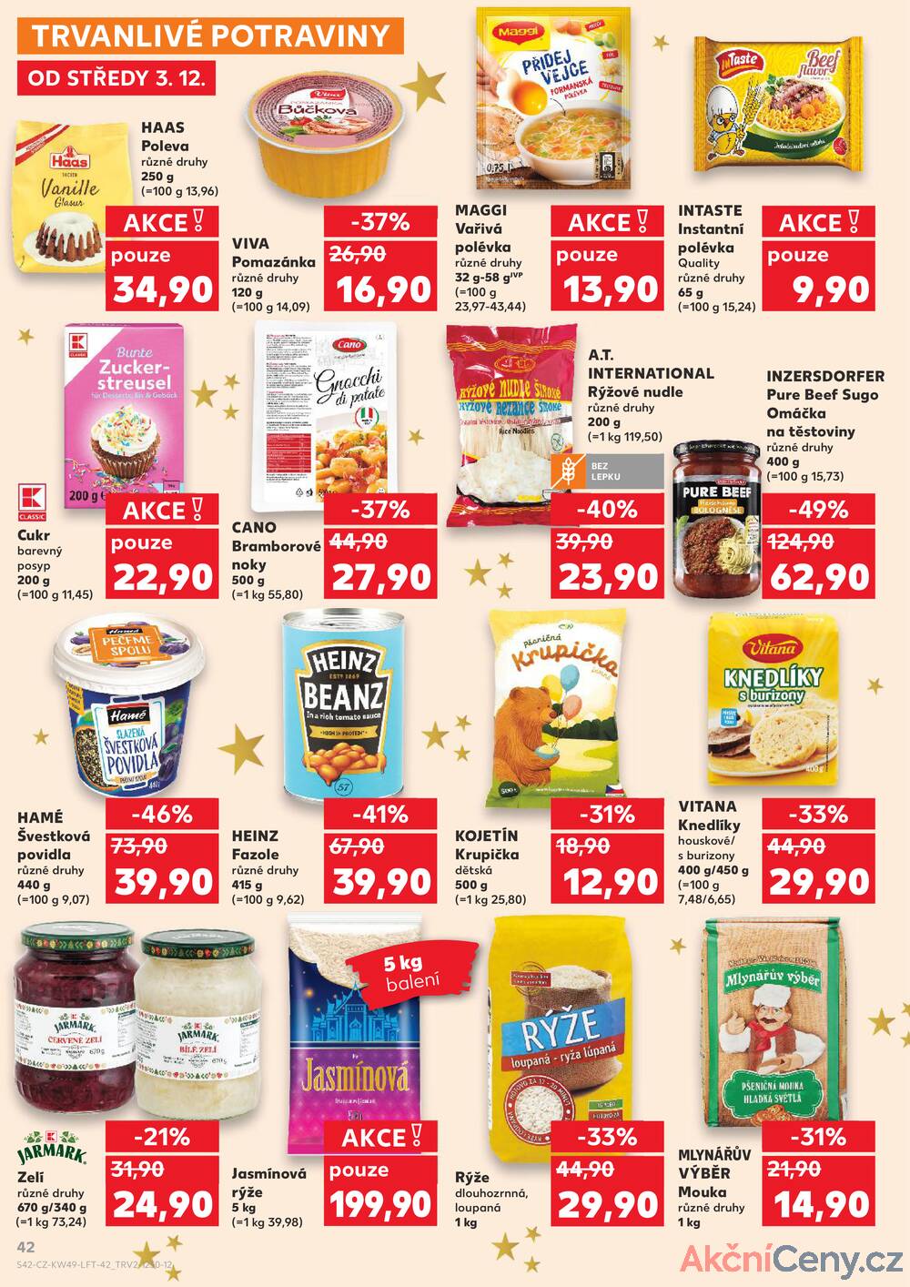 Leták Kaufland - Kaufland 3.12. - 9.12. - Kaufland - Pelhřimov - strana 42 Leták Kaufland - Kaufland 3.12. - 9.12. - Kaufland - Pelhřimov - strana 42