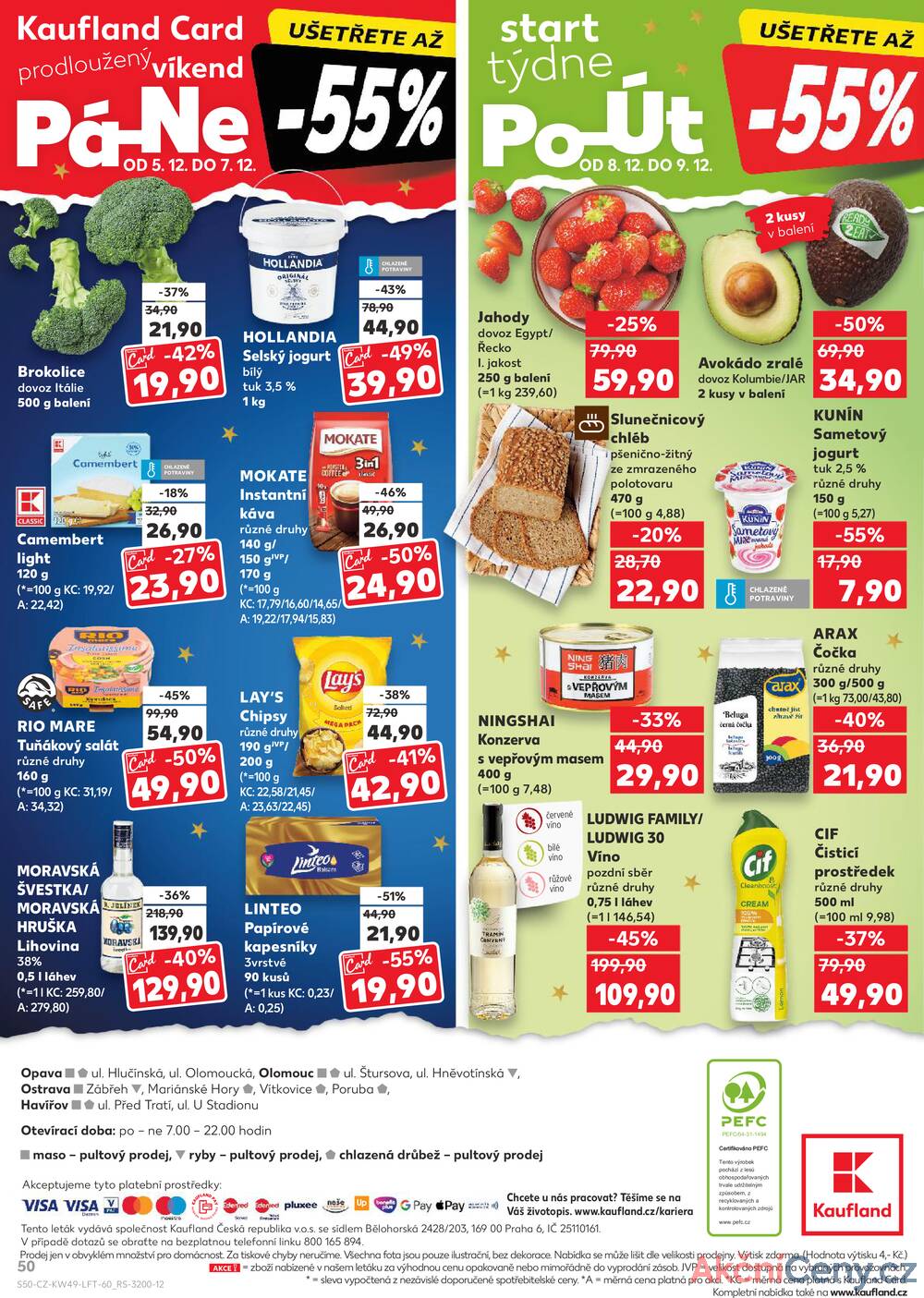 Leták Kaufland - Kaufland 3.12. - 9.12. - Kaufland - Ostrava - Zábřeh - strana 50