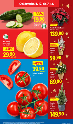 Lidl Čtvrtek od 4.12. do 7.12.2025