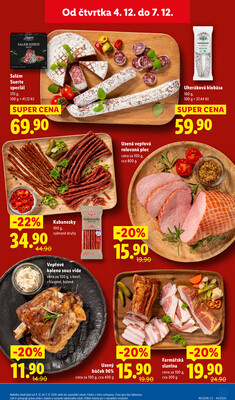 Lidl Čtvrtek od 4.12. do 7.12.2025