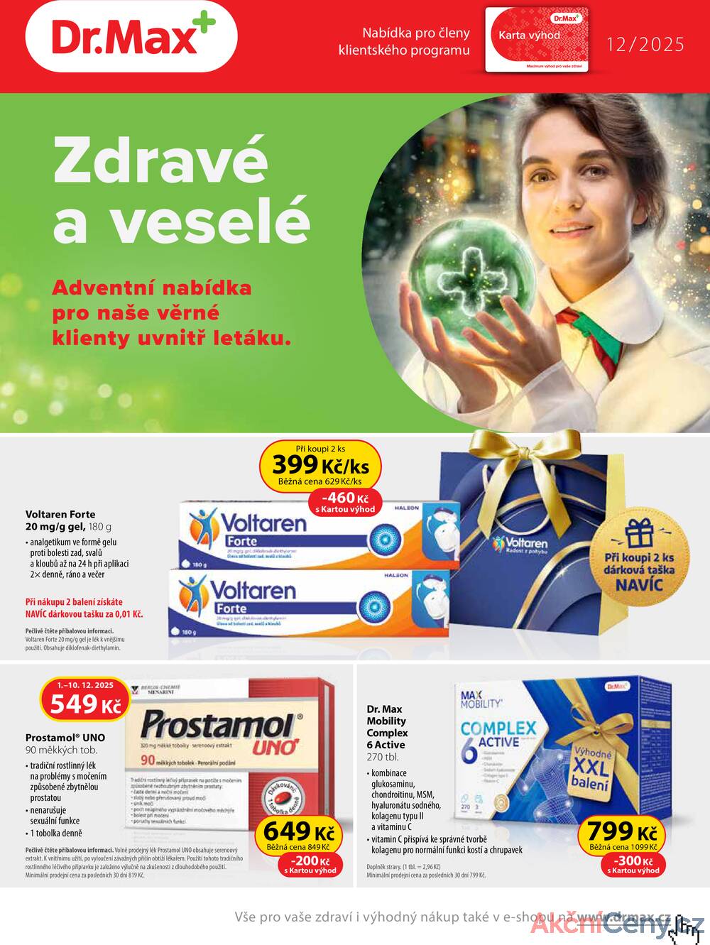 Leták Dr.Max - Dr.Max od 1.12. do 31.12.2025 - strana 1