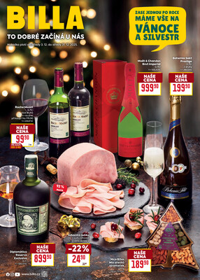 Billa katalog Delikatesy od 3.12. do 31.12.2025