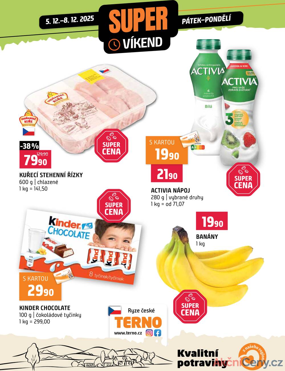 Leták Terno - Terno Víkendová akce od 5.12. do 7.12.2025 - strana 1