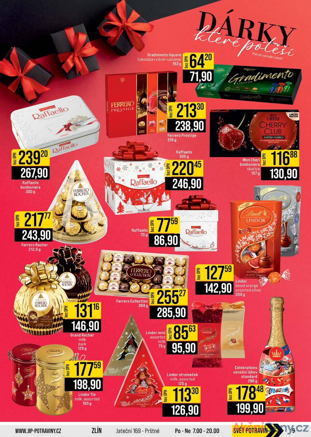 Leták JIP - JIP Cash & Carry Brno, Praha, Ostrava, Jilemnice, Pardubice, Ostrava, Karlovy Vary, Olomouc a Zlín od 3.12. do 9.12.2025 - strana 9