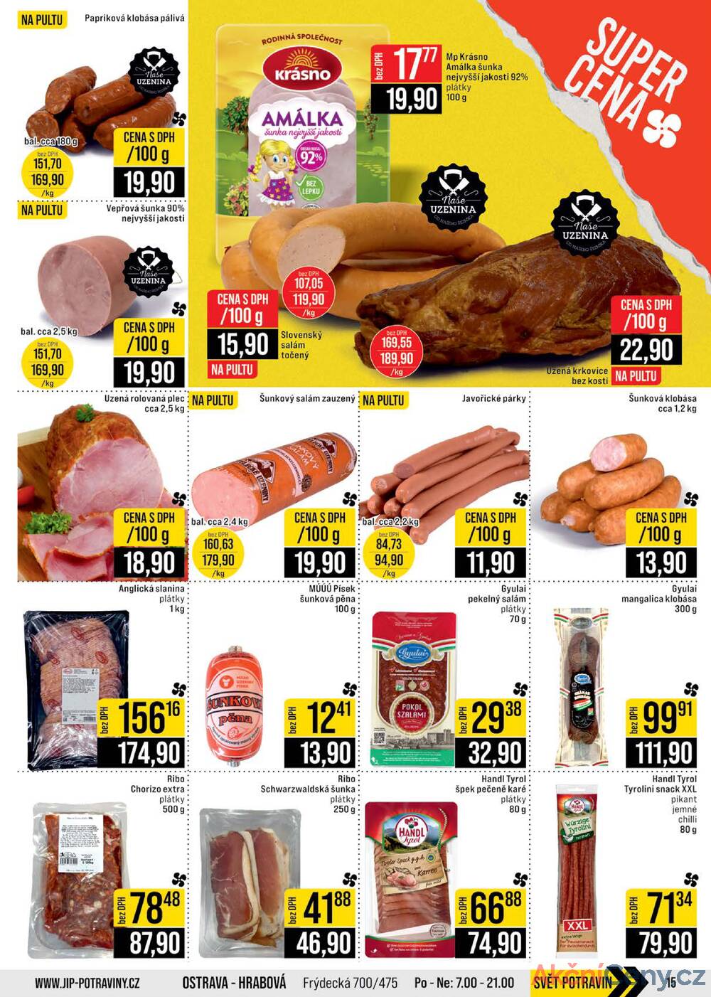 Leták JIP - JIP Cash & Carry Brno, Praha, Ostrava, Jilemnice, Pardubice, Ostrava, Karlovy Vary, Olomouc a Zlín od 3.12. do 9.12.2025 - strana 15