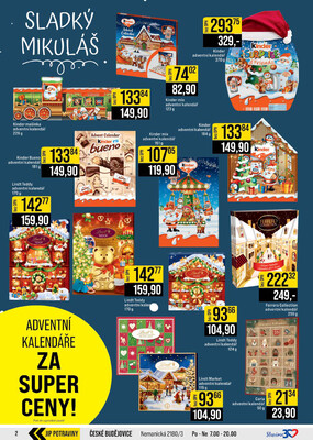 JIP Cash & Carry České Budějovice, Most, Náchod, Polička, Sušice a Svoboda nad Úpou od 3.12. do 9.12.2025