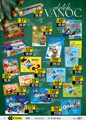 JIP Cash & Carry České Budějovice, Most, Náchod, Polička, Sušice a Svoboda nad Úpou od 3.12. do 9.12.2025