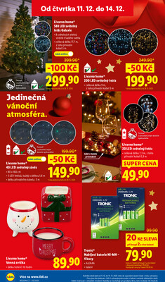 Lidl Čtvrtek od 11.12. do 14.12.2025