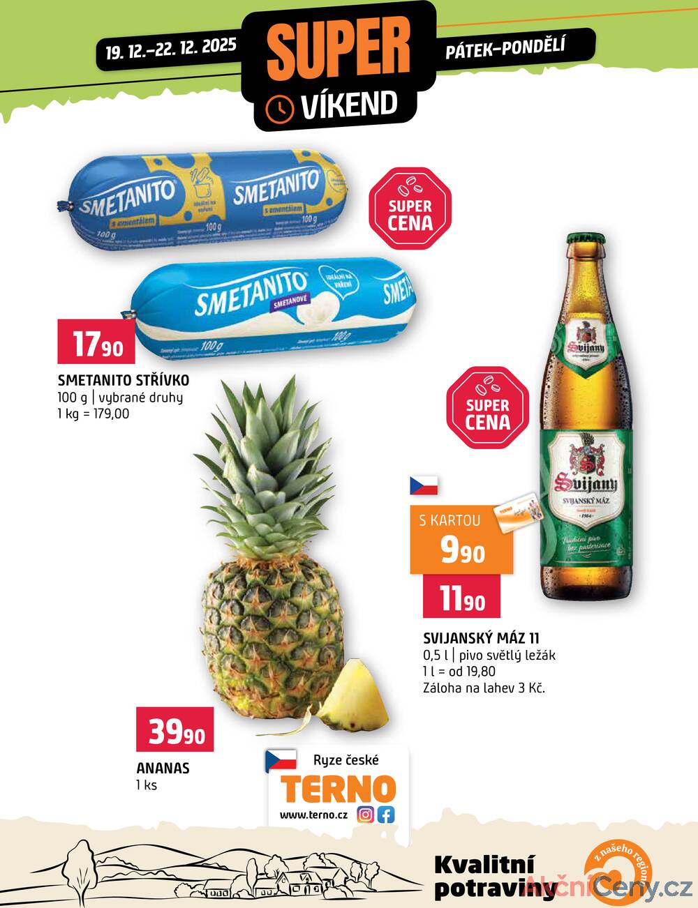 Leták Terno - Terno Víkendová akce od 19.12. do 22.12.2025 - strana 1