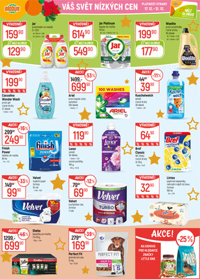 Akční leták Globus 17.12. - 24.12.2025 - Globus Brno Ivanovice