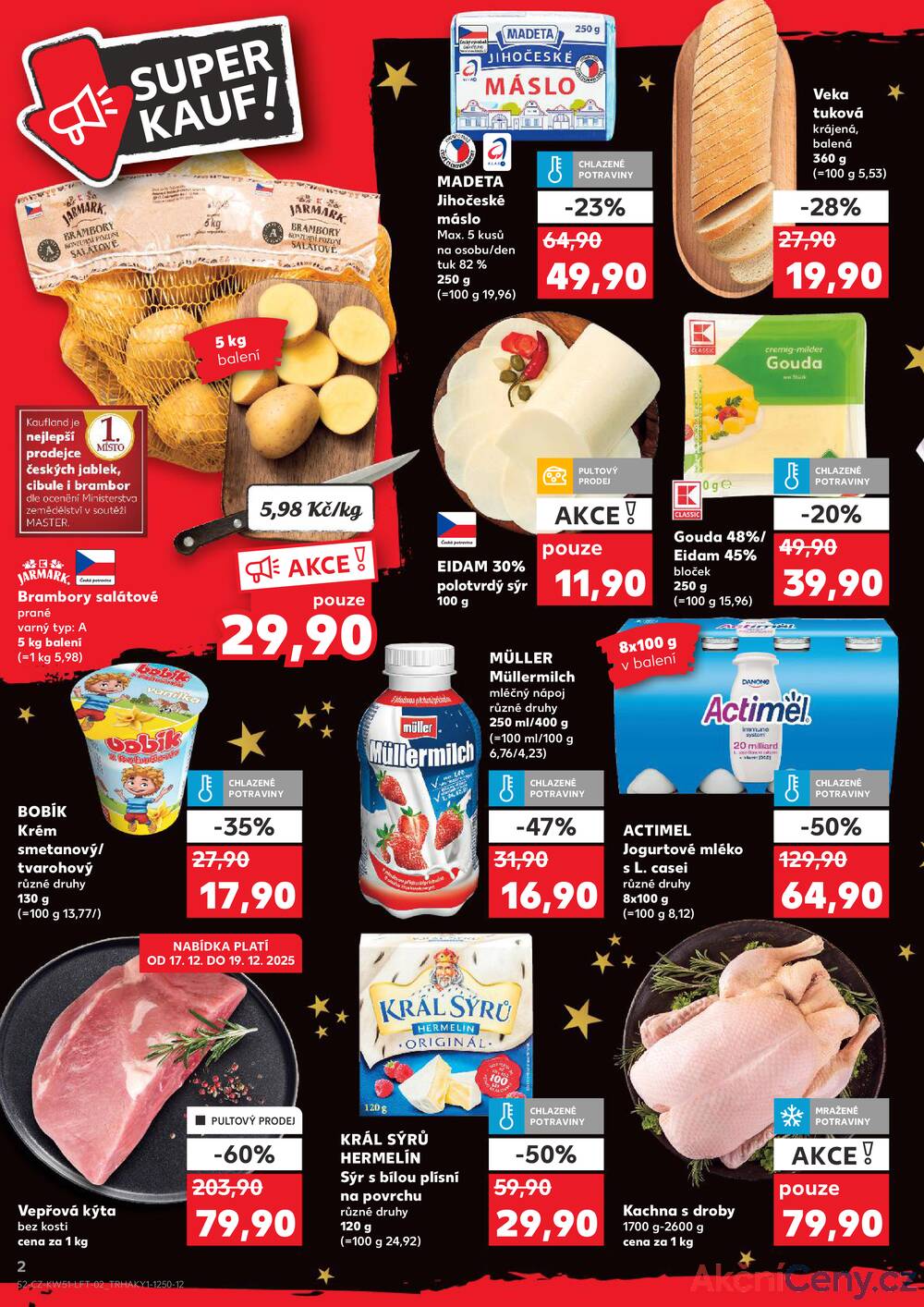 Leták Kaufland - Kaufland 17.12. - 24.12. - Kaufland - Veselí nad Lužnicí - Budějovická - strana 2