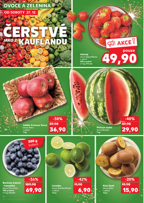 Kaufland 27.12. - 31.12. - Kaufland - Praha 3 (Jarov)