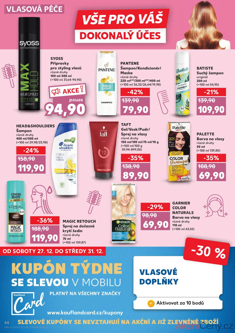 Leták Kaufland - Kaufland 27.12. - 31.12. - Kaufland - Chomutov - Otvice - strana 44