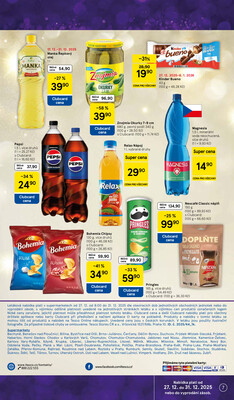 Tesco supermarkety od 27.12. do 31.12.2025