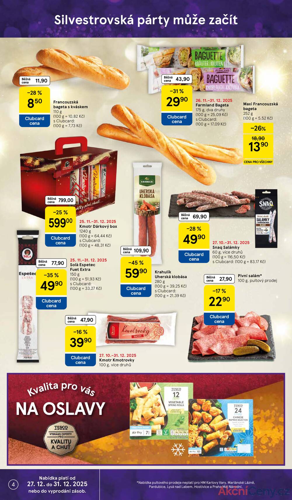 Leták Tesco - Tesco malé hypermarkety od 27.12. do 31.12.2025 - strana 4