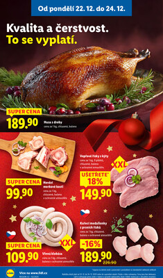 Lidl od 22.12. do 24.12.2025