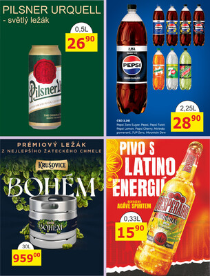 BENE Nápoje od 1.1. do 31.1.2026