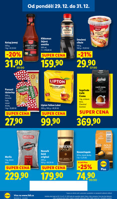 Lidl od 29.12. do 31.12.2025