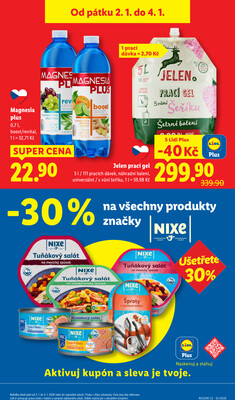 Lidl Pátek od 2.1. do 4.1.2026