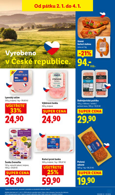 Lidl Pátek od 2.1. do 4.1.2026