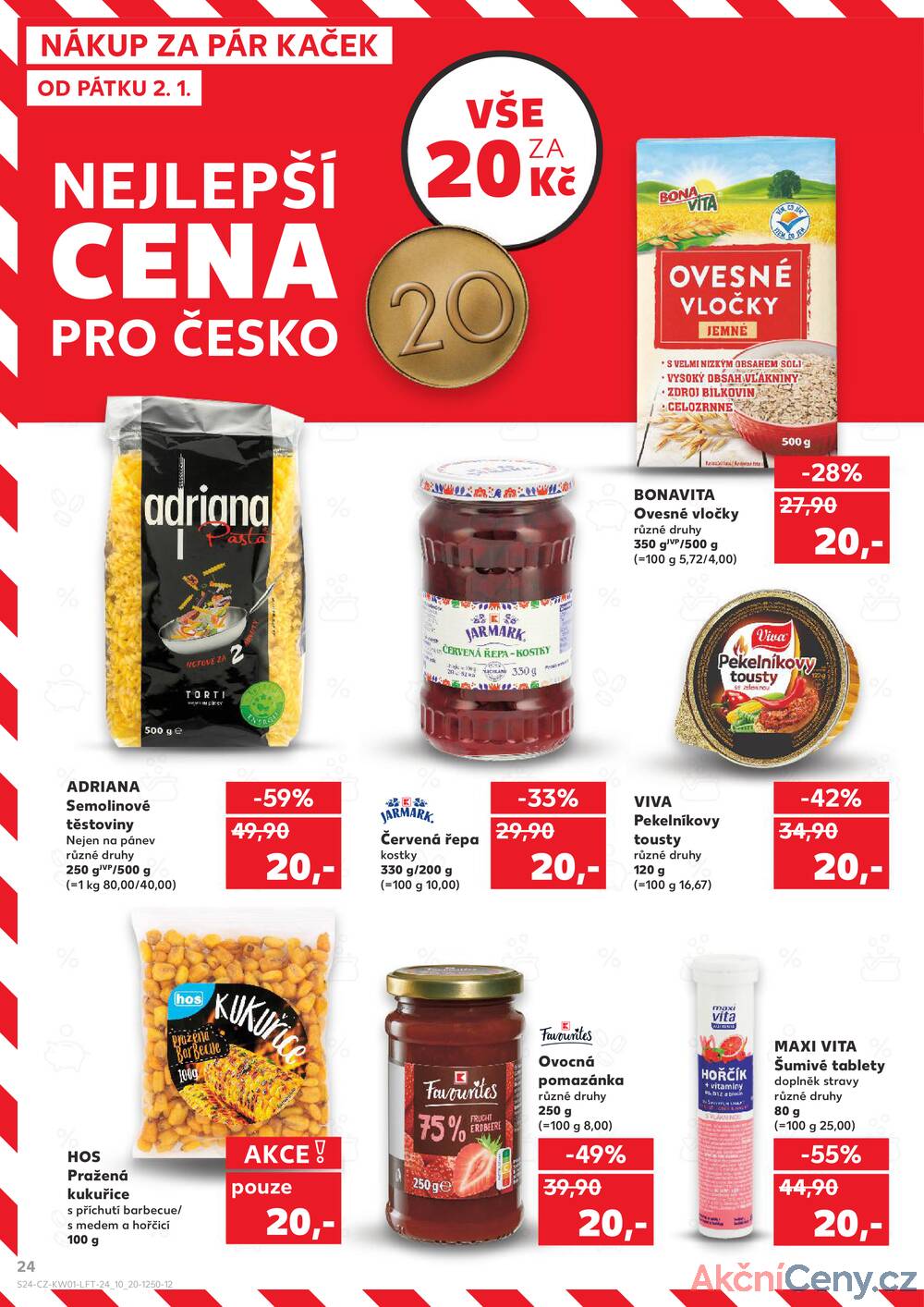 Leták Kaufland - Kaufland 2.1. - 6.1. - Kaufland - Chomutov - Otvice - strana 24