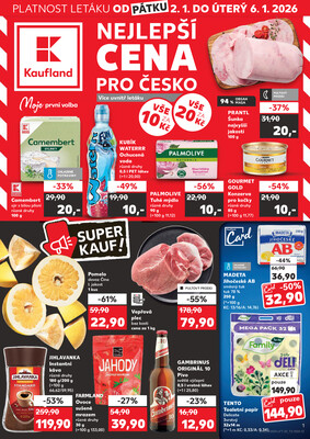 Leták Kaufland 2.1. - 6.1. - Kaufland - Kuřim