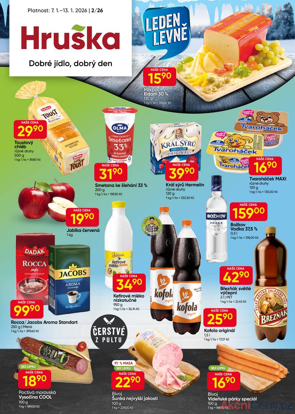 Leták Hruška - Hruška od 7.1. do 13.1.2026 - strana 1