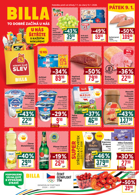 Leták Billa malý leták od 7.1. do 13.1.2026