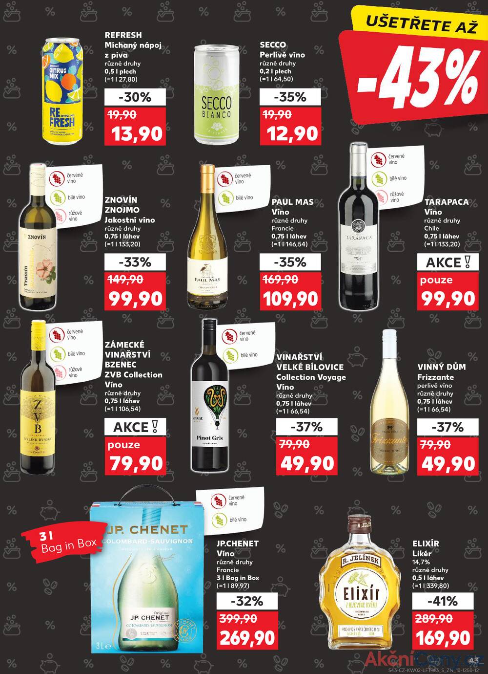 Leták Kaufland - Kaufland 7.1. - 13.1. - Kaufland - Prostějov (Okružní ulice) - strana 43