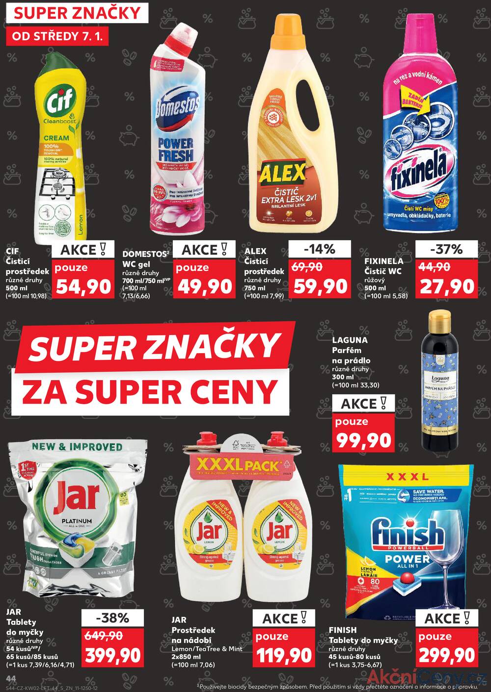 Leták Kaufland - Kaufland 7.1. - 13.1. - Kaufland - Prostějov (Okružní ulice) - strana 44