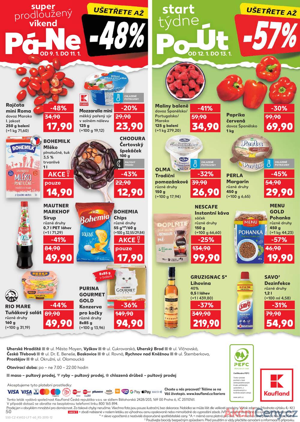 Leták Kaufland - Kaufland 7.1. - 13.1. - Kaufland - Vyškov - strana 50 Leták Kaufland - Kaufland 7.1. - 13.1. - Kaufland - Vyškov - strana 50