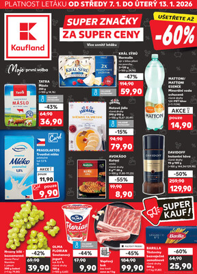 Leták Kaufland 7.1. - 13.1. - Kaufland - Rakovník (ul. Luženská)