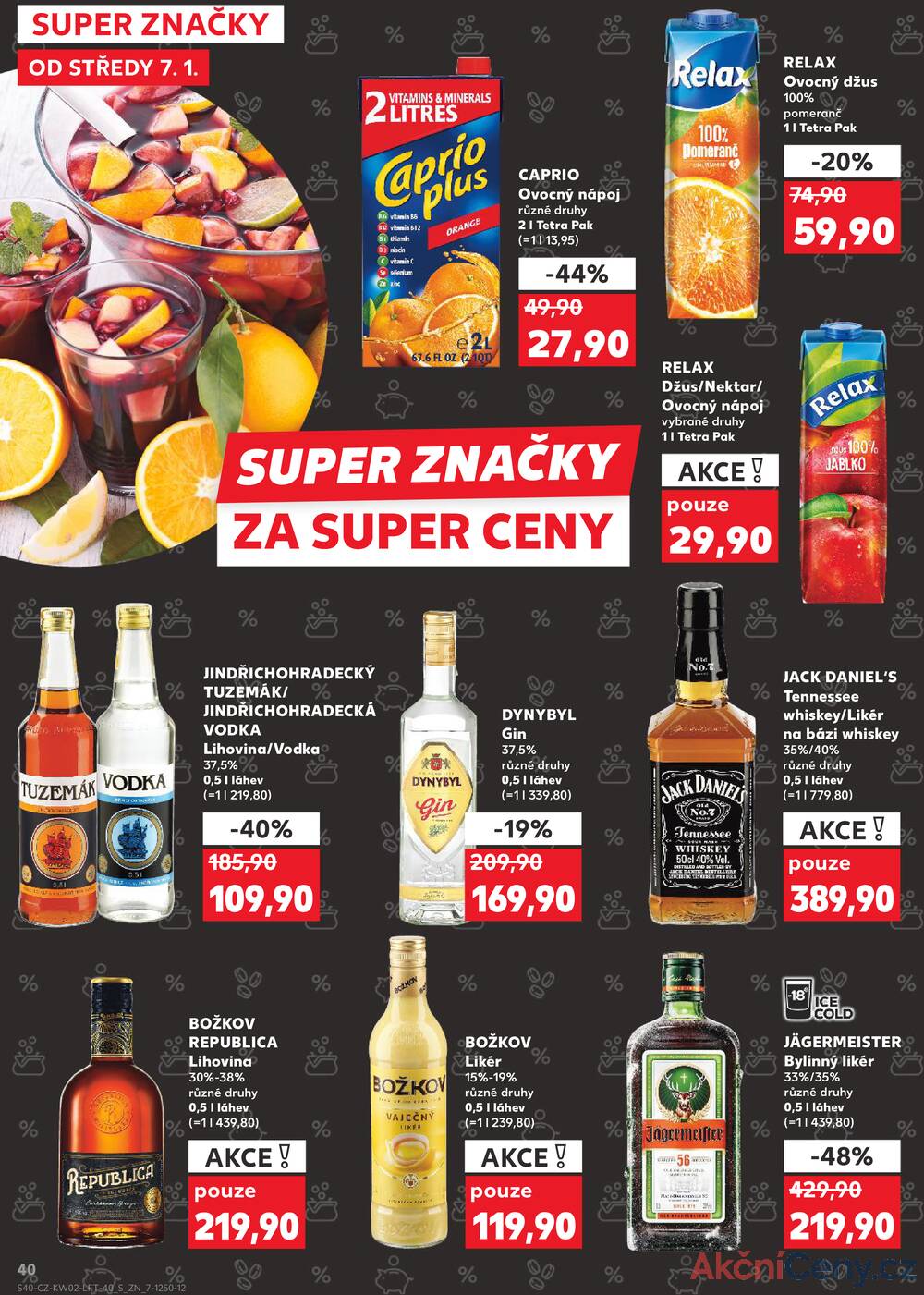 Leták Kaufland - Kaufland 7.1. - 13.1. - Kaufland - Kolín - strana 40