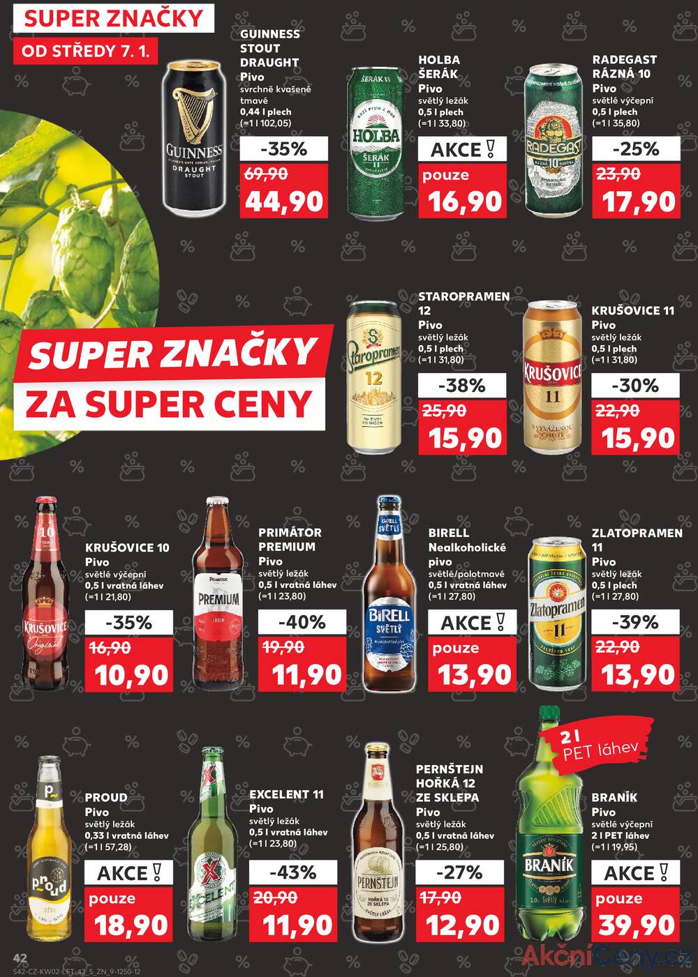 Leták Kaufland - Kaufland 7.1. - 13.1. - Kaufland Přerov (Želatovská) - strana 42