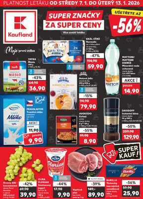 Leták Kaufland 7.1. - 13.1. - Kaufland - Ústí nad Labem (Okružní)