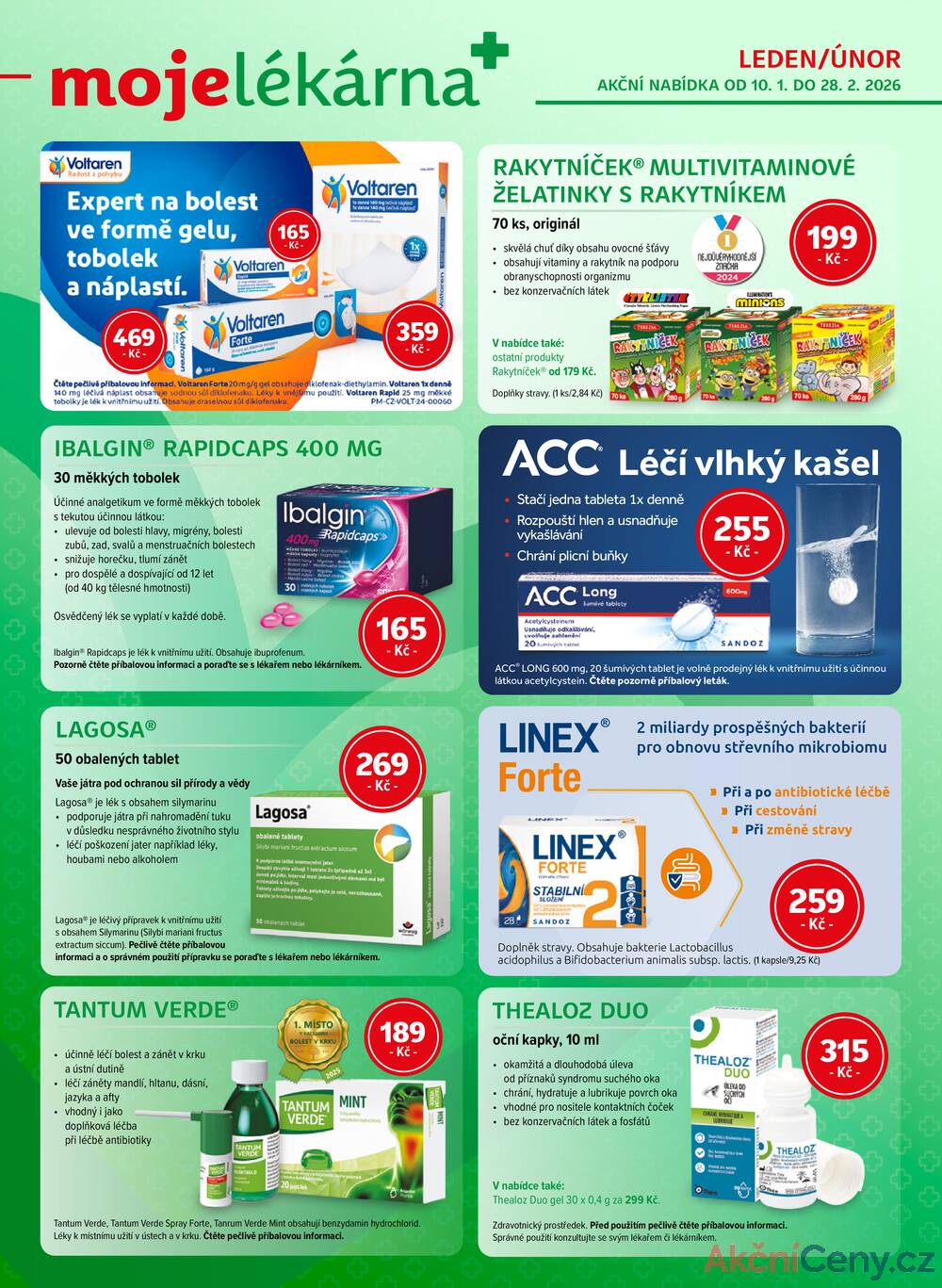 Leták mojelekarna.cz - mojelekarna.cz od 10.1. do 28.2.2026 - strana 1
