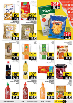 JIP Cash & Carry Brno, Praha, Ostrava, Jilemnice, Pardubice, Ostrava, Karlovy Vary, Olomouc a Zlín od 7.1. do 13.1.2026