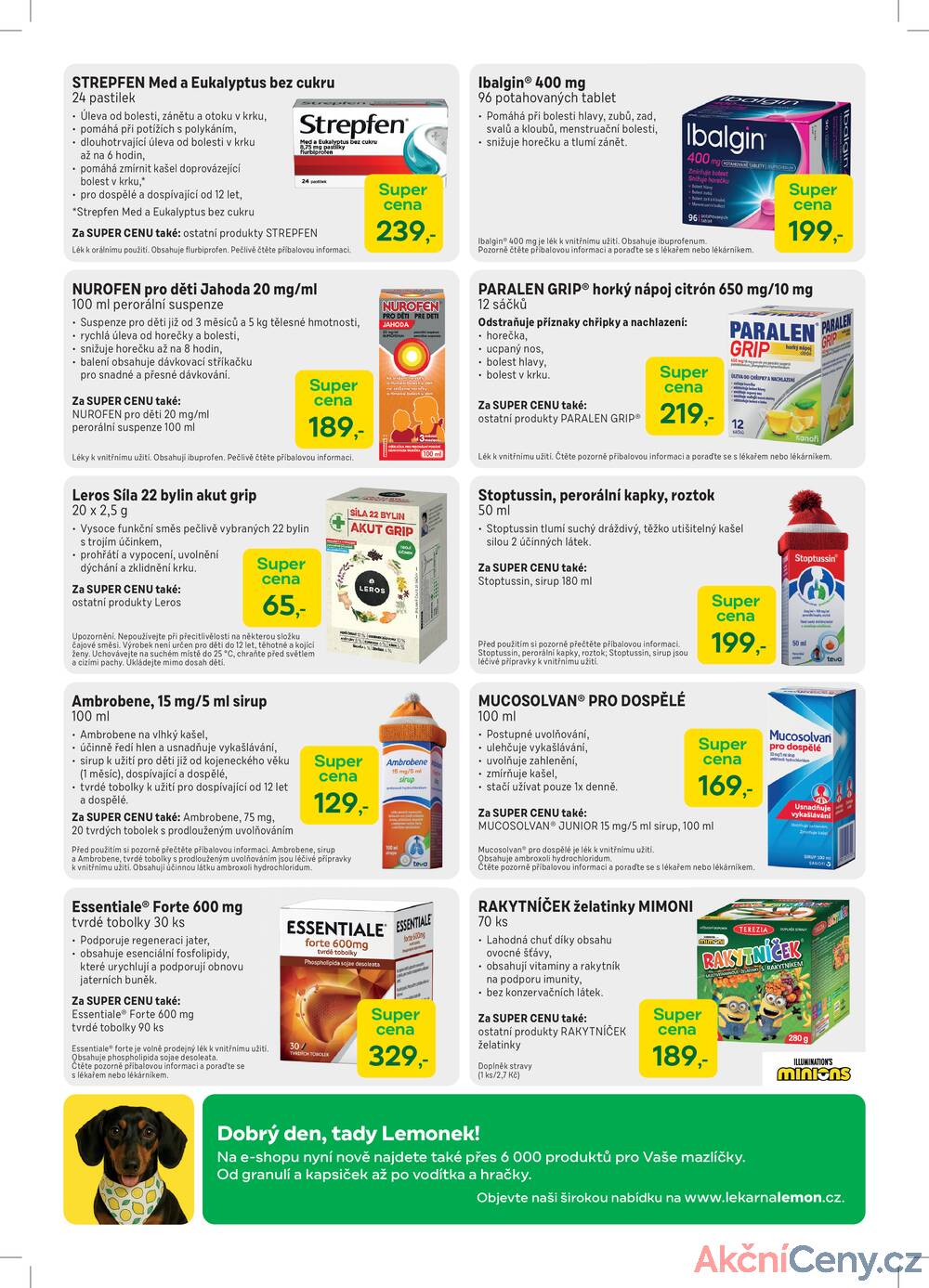 Leták Lékárna LEMON - Lékárna LEMON od 2.1. do 31.1.2026 - strana 2
