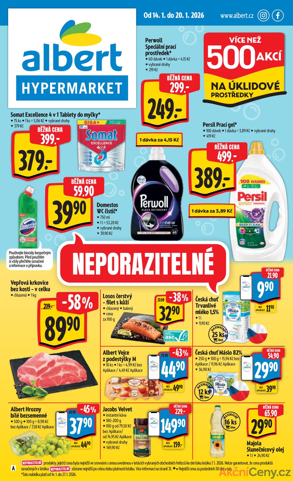 Leták Albert - Albert  Hypermarket od 14.1. do 20.1.2026 - strana 1
