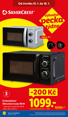 Lidl Čtvrtek od 15.1. do 18.1.2026