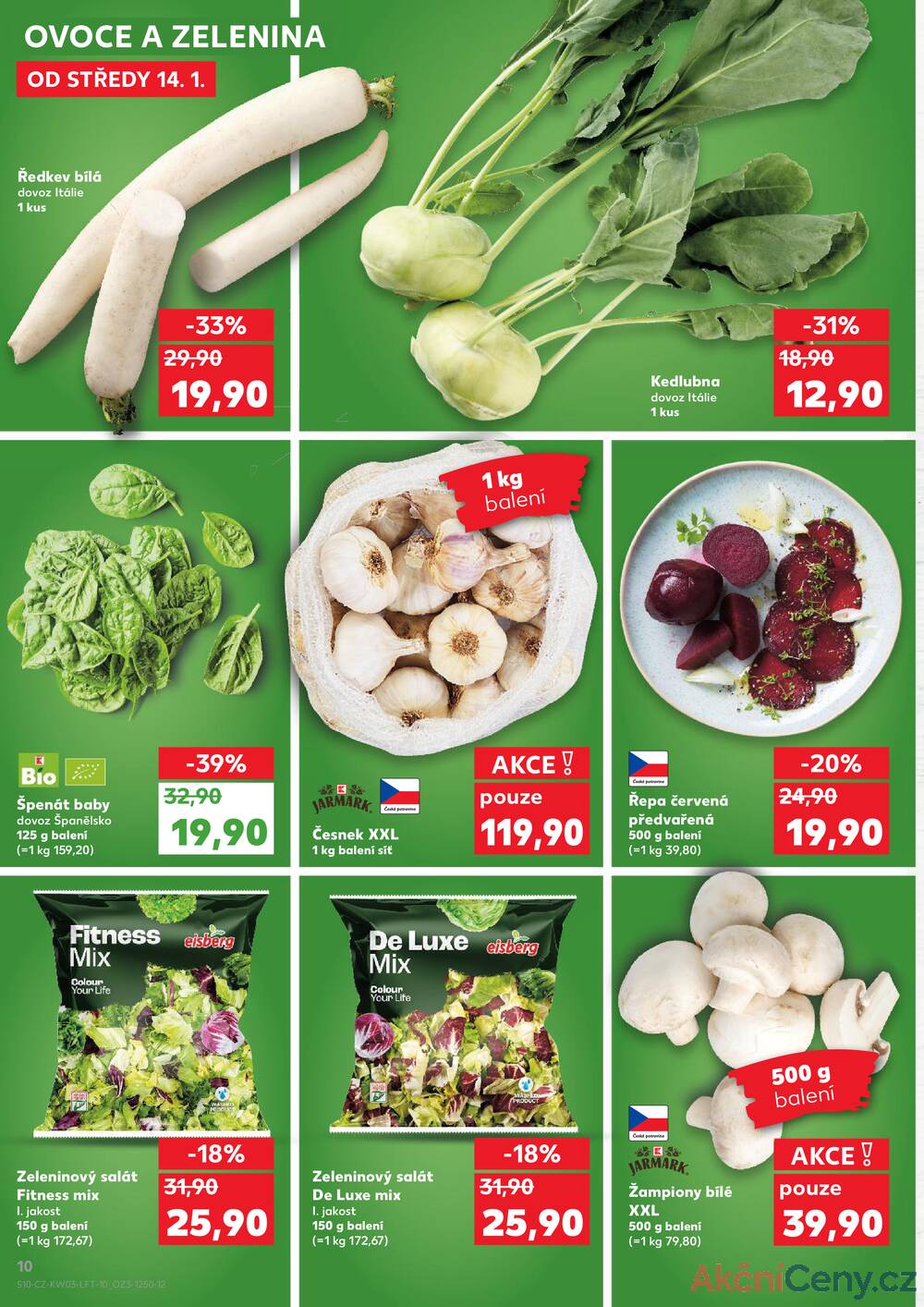 Leták Kaufland - Kaufland 14.1. - 20.1. - Kaufland - Praha 3 (Jarov) - strana 10