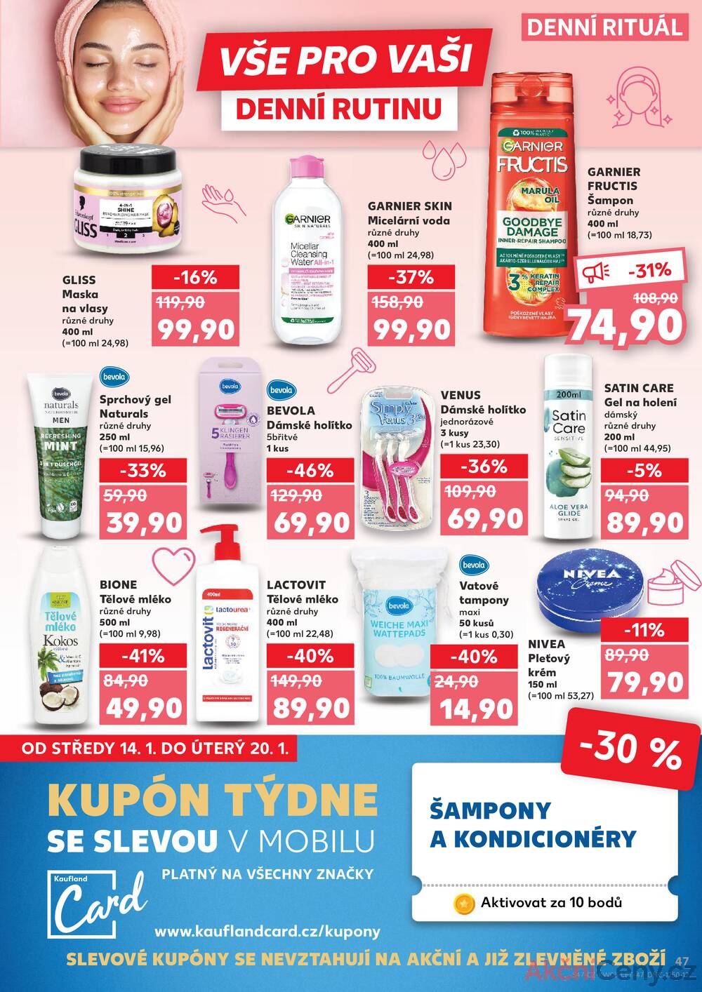 Leták Kaufland - Kaufland 14.1. - 20.1. - Kaufland - Pelhřimov - strana 47