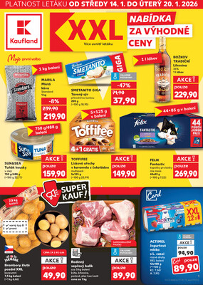 Leták Kaufland 14.1. - 20.1. - Kaufland - Pelhřimov