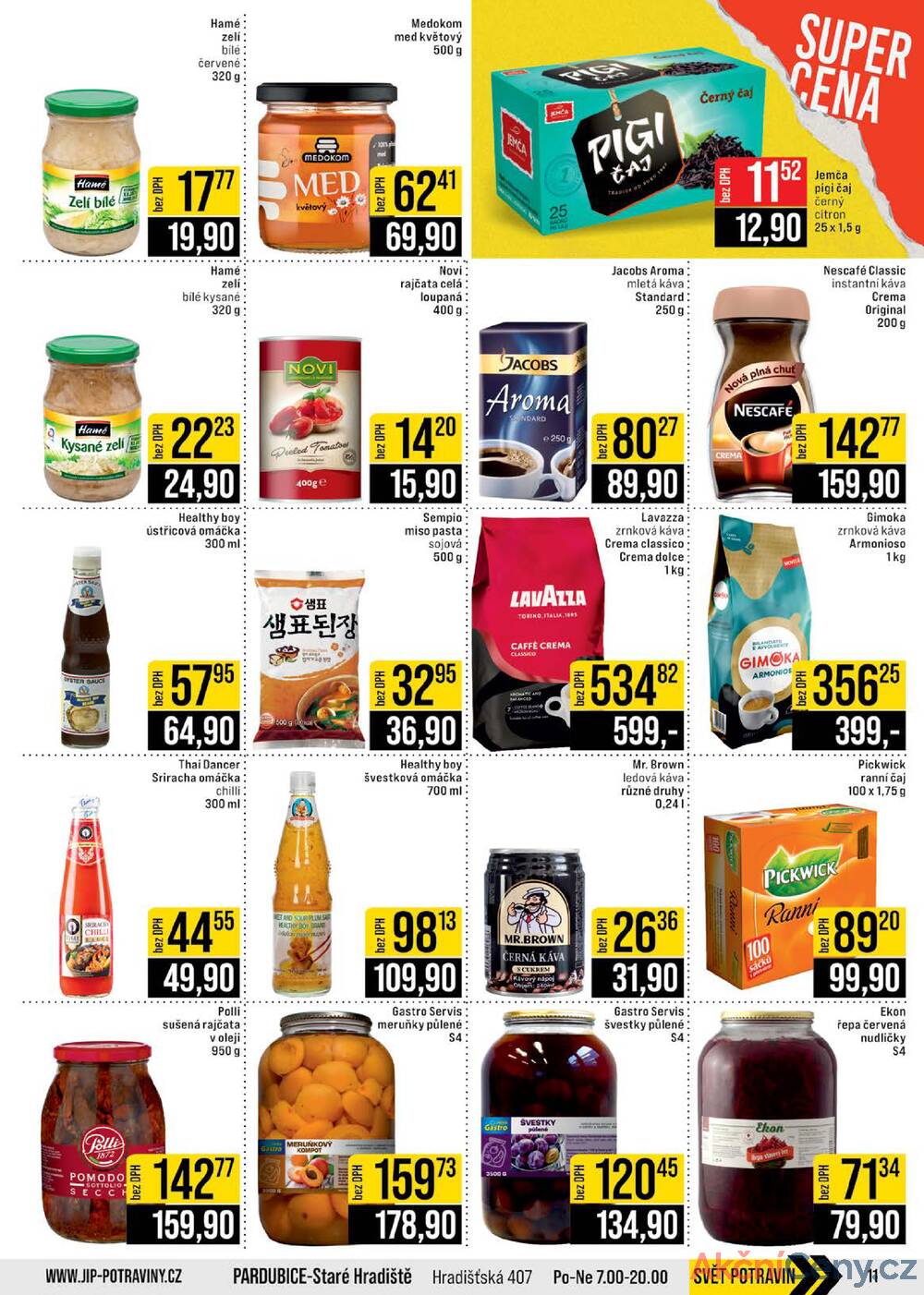 Leták JIP - JIP Cash & Carry Brno, Praha, Ostrava, Jilemnice, Pardubice, Ostrava, Karlovy Vary, Olomouc a Zlín od 14.1. do 20.1.2026 - strana 11