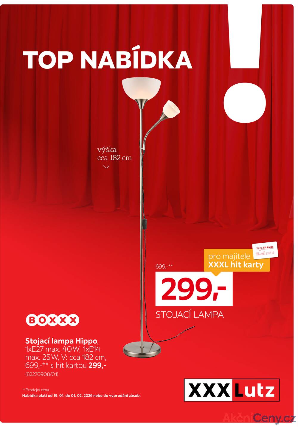 Leták XXXLutz - XXXLutz TOP NABÍDKA 19.1. - 1.2. - strana 1 Leták XXXLutz - XXXLutz TOP NABÍDKA 19.1. - 1.2. - strana 1